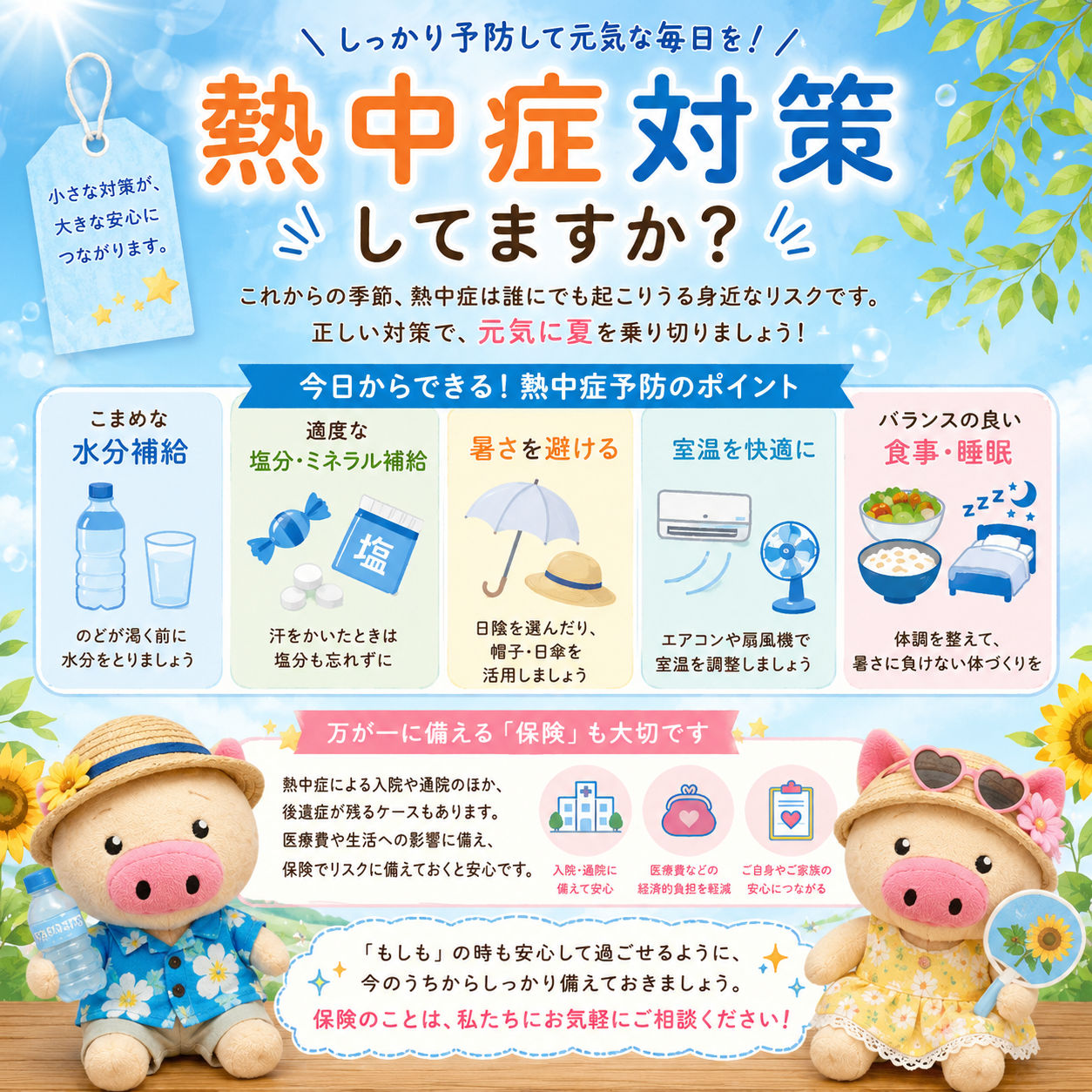 熱中症対策できていますか？